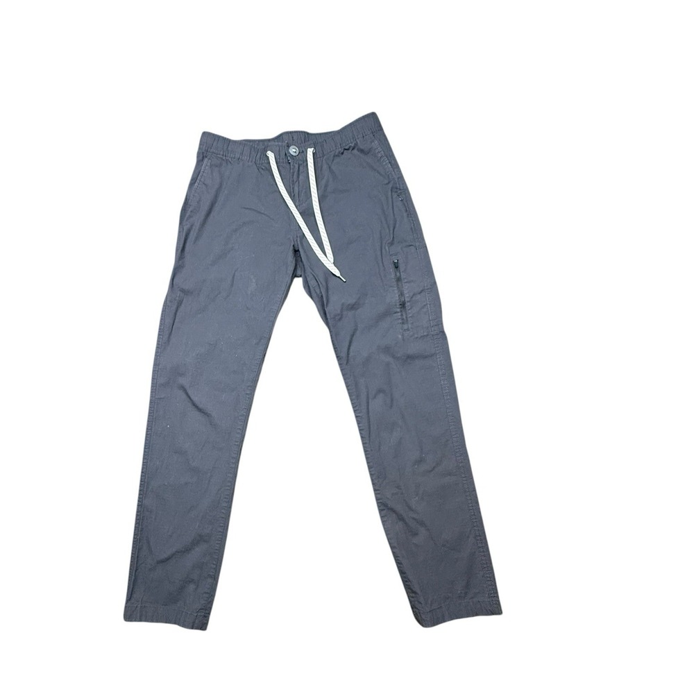 Vuori Ripstop Gray Climber Pants Outdoors Drawstring Hiking Men's Medium EUC